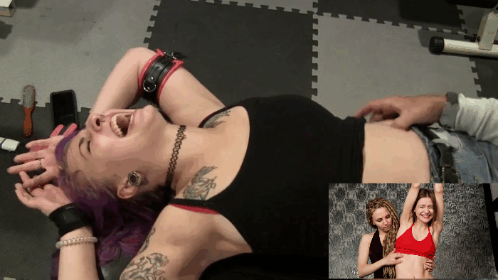 Belly Tickling and Armpits tickling with Cute 18+ girl #4437